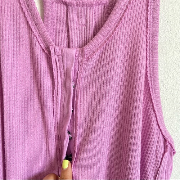 NWT. We the Free Euphoric Lilac Racerback Tank Top - Picture 2 of 6